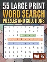 Algopix Similar Product 9 - 55 Large Print Word Search Puzzles and
