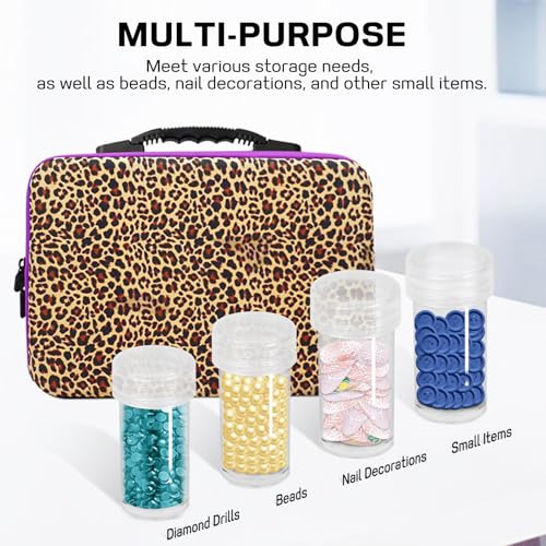 Image of ZORETCO Diamond Painting Storage, 60 Containers Diamond Art Kits for Adults | Diamond Art Storage Case with Tools, Portable Bead Organizer Box for Diamond Painting Accessories, Art Supplies