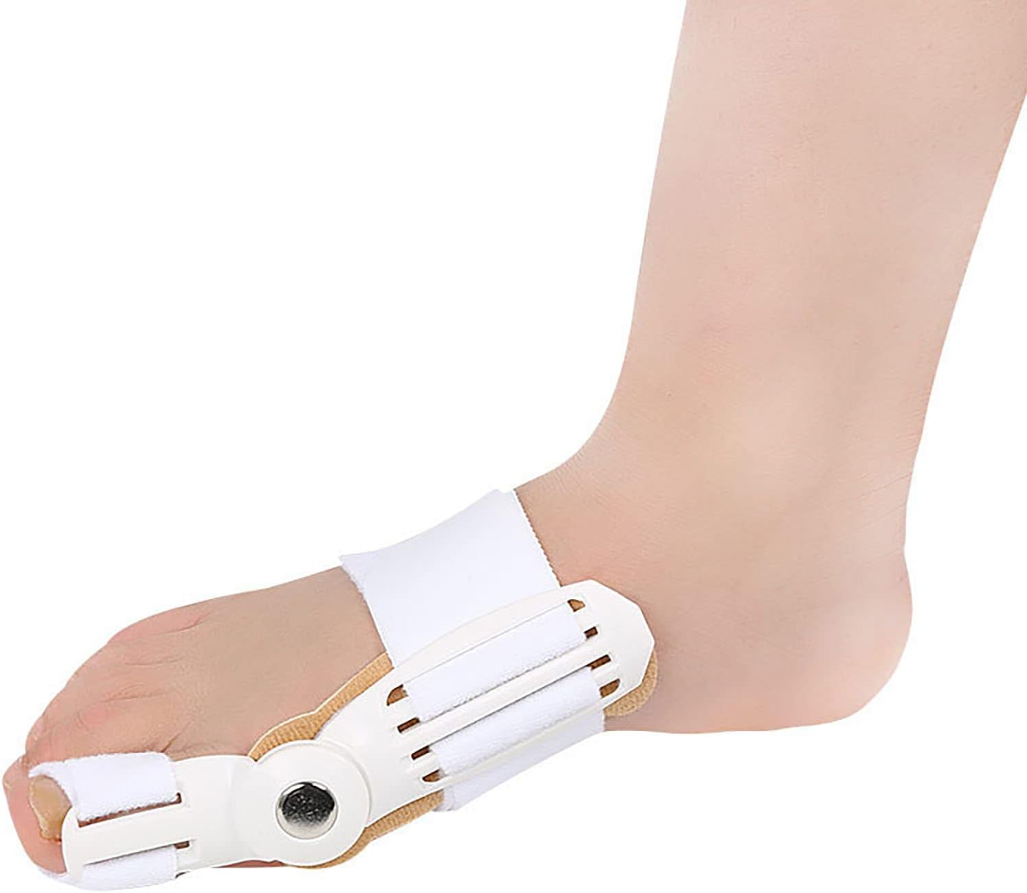 Bunion Corrector for Women & Men - Toe Separators for Women Men Toe Spacers Toe Straightener Toe Stretcher Big Toe Correctors Toe Separator (White)