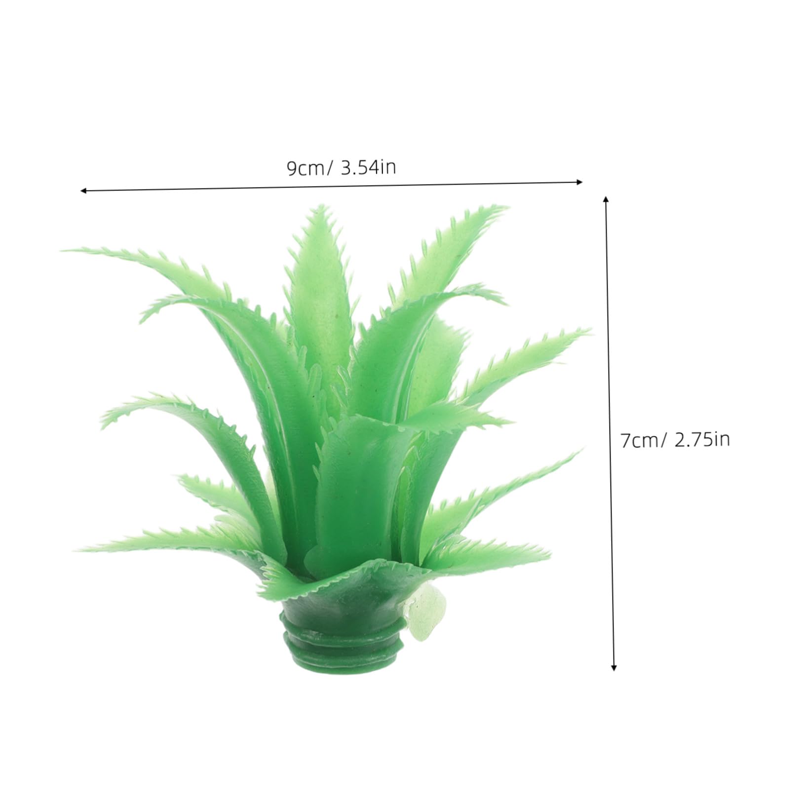 ABOOFAN 75 Piezas Hojas De Piña Simuladas Hojas De Flores Artificiales Verde El Plastico