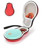 Hard Case Travel Carrying Storage Bag for JBL Clip 2/JBL Clip 3 Wireless Bluetooth Portable Speaker. Fits USB Cable - Red