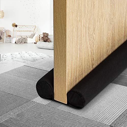 Door Draft Stopper - Weather Stripping Noise BlockerΓ―ΒΌΕ Adjustable 34 to 36 for Sound Dust Proof, Saving Energy Under Door Guard (Black) Door Draft Stopper - Weather Stripping Noise BlockerΓ―ΒΌΕ Adjustable 34" to 36" for Sound Dust Proof, Saving Energy Under Door Guard (Black)