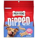 Milk-Bone Dipped Dog Biscuits Baked with Vanilla Yogurt, 12 oz., 4 Count