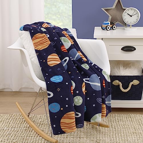 Image of Toddler Blanket Space Solar System for Kids Small Super Soft 40 x 50 Inch, Planets & Stars Travel