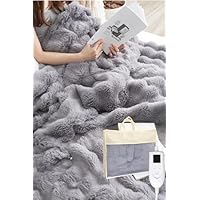 Amazon｜[Rocotto] 電気毛布 ふわもこ 厚手 洗える 掛け毛布