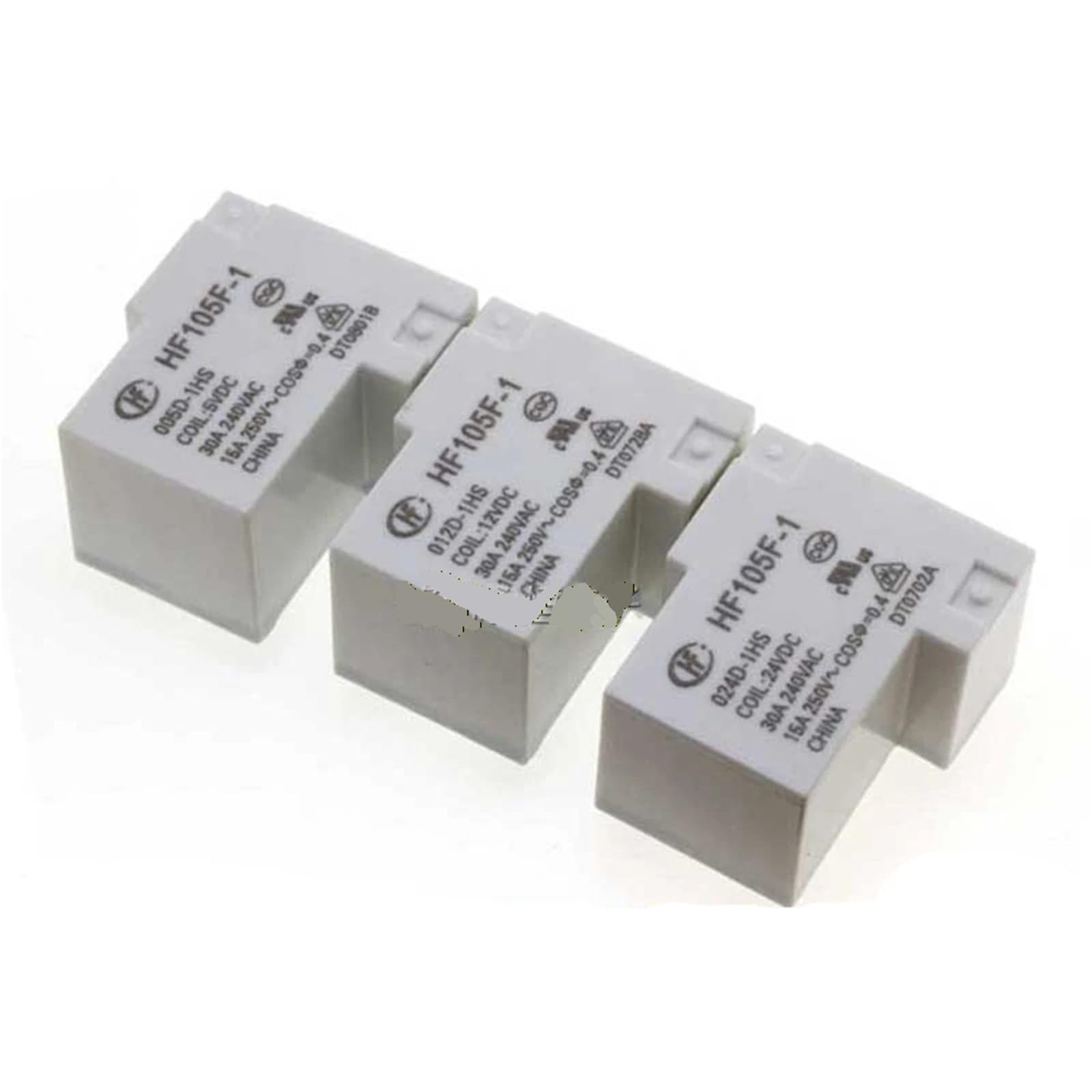 Relais JQX-105F-1 012D-1HS 30A composant de type commutateur électromécanique