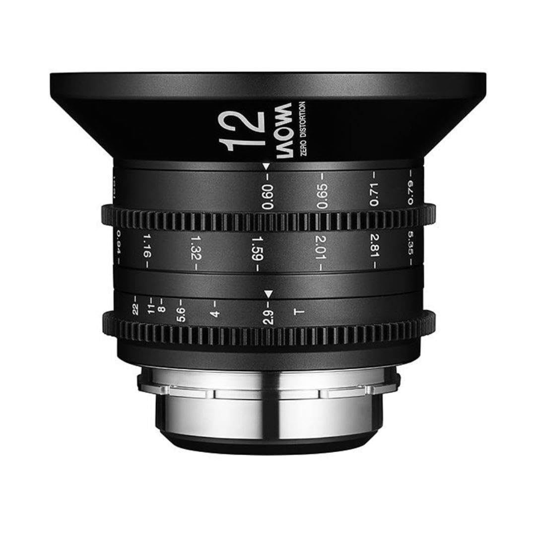 Venus Optics Laowa 12mm T2.9 Zero-D Cine Lens for Cinema and Mirrorless Cameras (PL Mount)