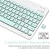 UrbanX Ultra-Slim Bluetooth Rechargeable Keyboard for LG G Pad X 8.0 and All Bluetooth Enabled iPads, iPhones, Android Tablets, Smartphones, Windows pc - Teal