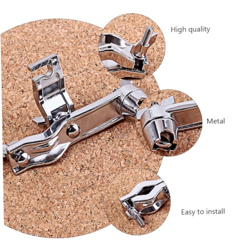 BESTonZON Clip Multi-función Ajustable para Batería - Accesorio para Bombo y Percusión miniatura 4