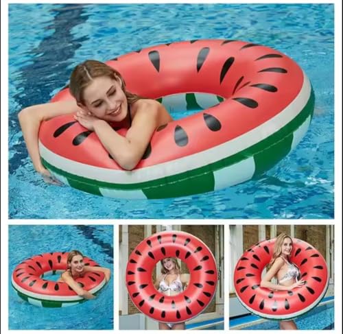 Wassermelonenboje, Schwimmring, Sommer, Wasser, aufblasbares Spielzeug für Pool, Erwachsene und Kinder