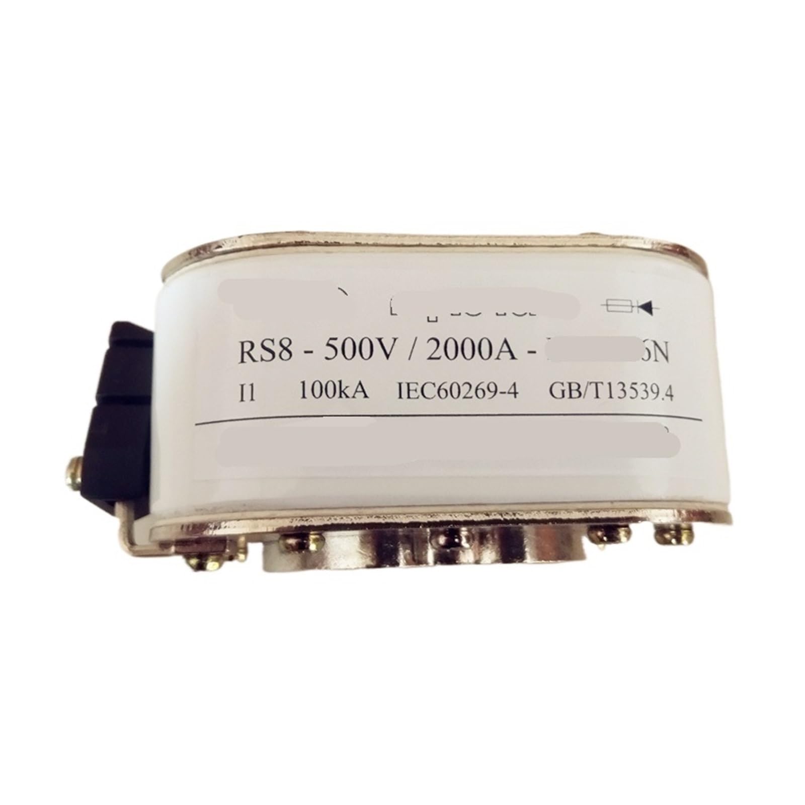 Fusible rapide RS8-500V pour éviter la panne des machines industrielles 1800A