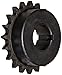 Martin Roller Chain Sprocket, Hardened Teeth, Bored-to-Size, Type B Hub, Single Strand, 40 Chain Size, 0.5" Pitch, 20 Teeth, 1.188" Bore Dia., 3.457" OD, 2.625" Hub Dia., 0.284" Width