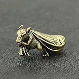 Photo Gallery mangousong statuette in ottone a forma di animale, 5,5 x 3 cm, ratto in rame, decorazione per la casa, soggiorno, in ottone, topo, sacchetto di soldi, peso carta, feng shui, ornamenti da scrivania Photo Gallery mangousong statuette in ottone a forma di animale, 5,5 x 3 cm, ratto in rame, decorazione per la casa, soggiorno, in ottone, topo, sacchetto di soldi, peso carta, feng shui, ornamenti da scrivania