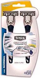 Aparelho Schick Quattro Titanium Descartável Original 1X2