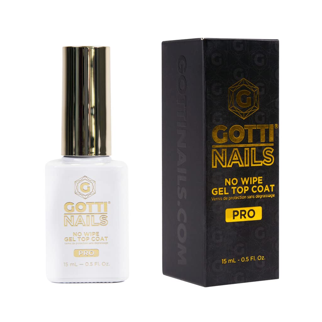 Buy Gotti Nails BEST No Wipe Gel Top Coat .5oz 15ml. Super Shiny High Gloss Polish LED UV Soak Buy Gotti Nails BEST No Wipe Gel Top Coat .5oz 15ml. Super Shiny High Gloss Polish LED UV Soak