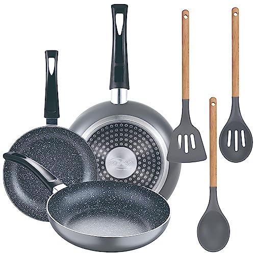 Imagen de Set 3pc sarten Soul Marble con utensilios