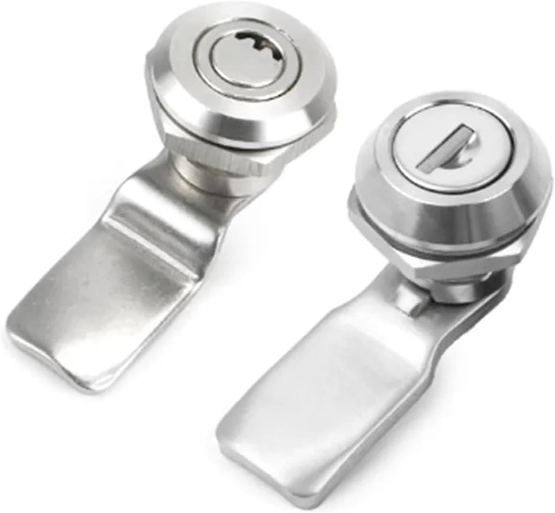 MS705 Crescent Lock Tongue Lock MS705-3E Distribution Box Lock Trash Can Lock Cylindrical Lock 1Pcs(MS705-3E)