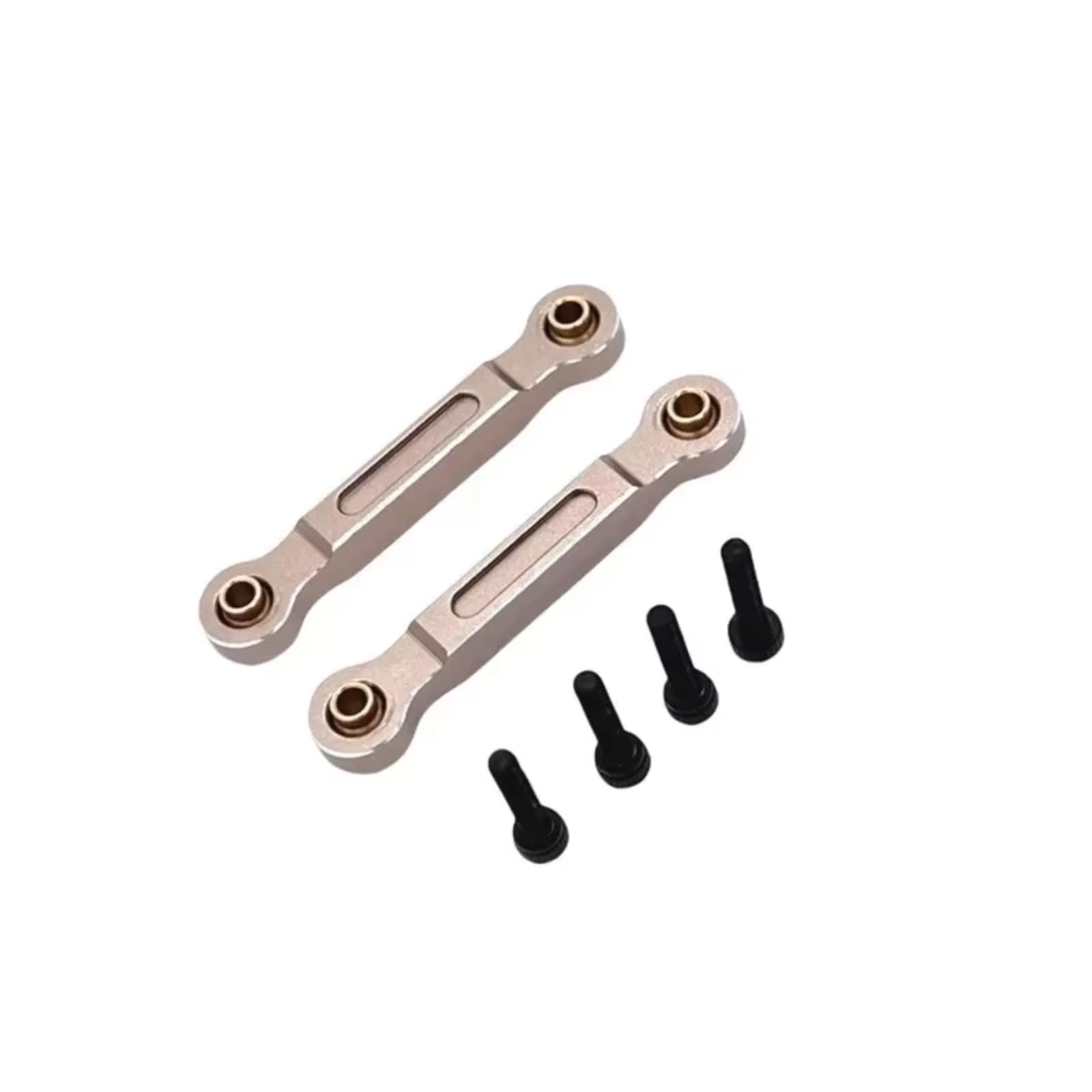RC Juguetes Repuestos Para MJX 14211 1/14 Metal Barra De Tracción Fija De Dirección Delantera Piezas Modificadas Para Coche RC Crawler Camión Para Buggy(Champagne)