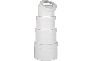 Flower Boxes for Arrangements Nesting Round Gift Boxes with Clear Lids