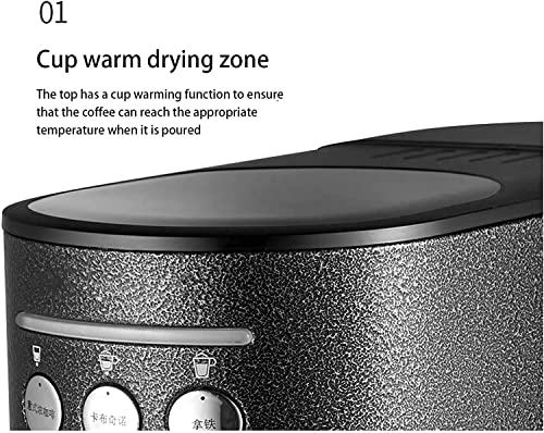 Máquina de café Espresso semiautomática con espumador de Leche Todo en uno para Uso doméstico y de Oficina - Imagen 5
