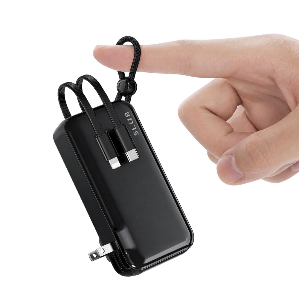 Amazon | 明誠 モバイルバッテリー 15000mAh 大容量 コンセント一体型