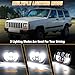 RXTSQI 5X7 Inch Headlights fit for Nissan Hardbody Pick Up Truck 1990-1997, Rectangular H6054 H5054 Hi/Lo Sealed Beam with DRL DOT Approved, IP68, Pack of 2