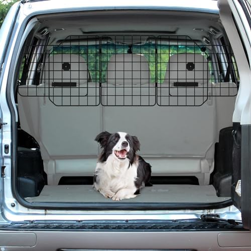 Dog Barrier For Car Jumbl Heavy-Duty Adjustable Dog Barrier