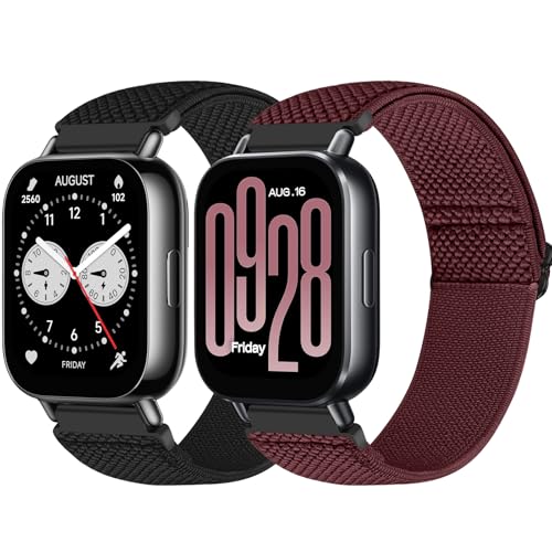 [Bcuckood] �L�k���r���v�o���h Redmi Watch 5 Active/Redmi Watch 5 Lite �����p�X�g���b�v ���f�B�[�X �����Y 22mm �N�C�b�N�����[�X���[�v ���߉\���X�g�o���h�A�N�Z�T���[