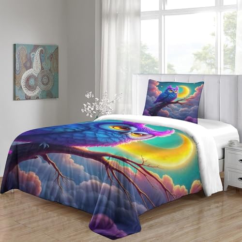 Housse de couette 135x200cm microfibre avec zip invisible par Hiouf