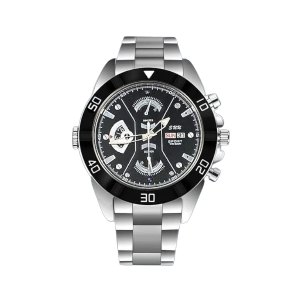 FREDI HD PLUS 1080p Video Recording Wrist Watch Camera | Full HD Audio & Video Recorder | Supports 32GB Memory Card | USB Rechargeable Battery | Stylish Metal Watch for Office, Home & Travel Use