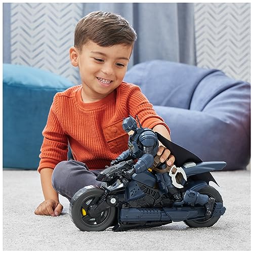 Spin Master Batman Adventures Batcycle - transformierendes 2-in-1 Fahrzeug Motorrad und Gleiter… – Ansicht 2