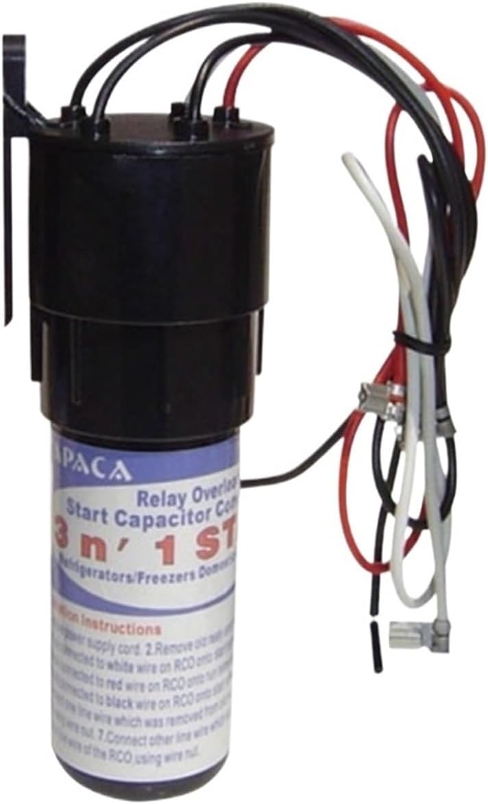 1pcs Refrigerator RCO410 3 In 1 Compressor Hard Start Capacitor Fridge Appliances Freezer Parts