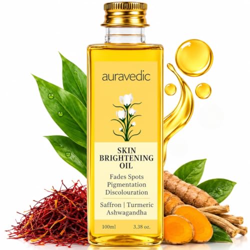 Auravedic Skin Brightening Oil for Face, Turmeric Oil for Skin Li...