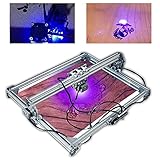 Lidhujnk CNC Router Machine, 3000MW Engraver, Fixed Focus, CNC Blue Engraving Cutting Machine, DIY D