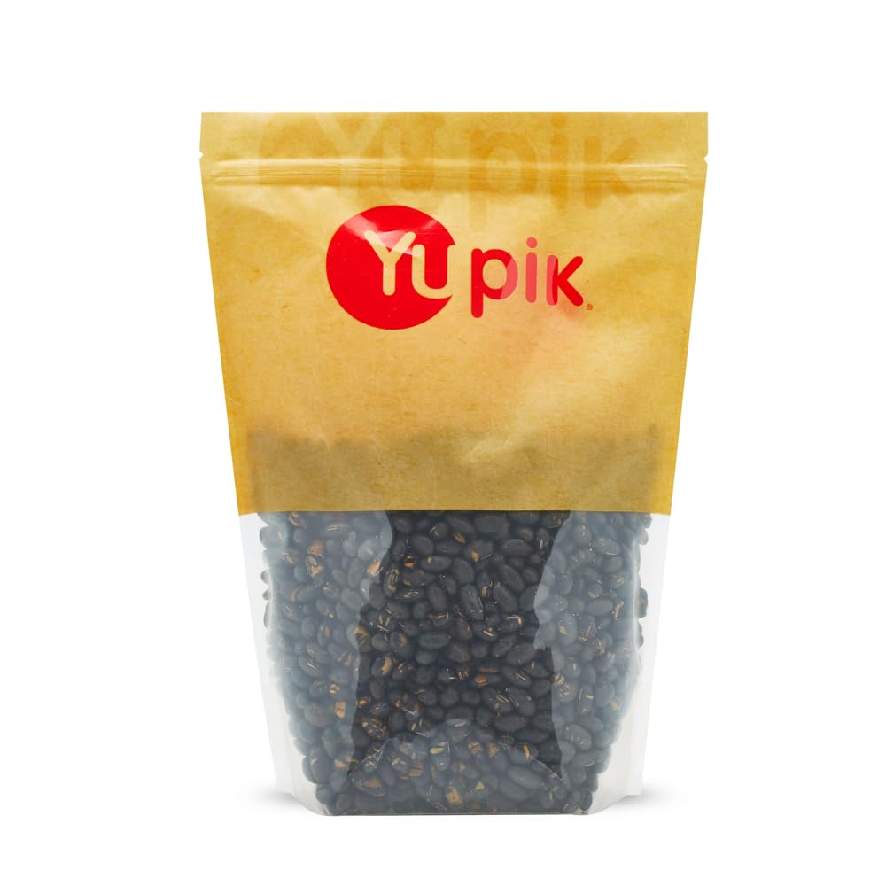 Yupik Black Soya Beans Dry, Roasted & Unsalted, 2.2 lb, Gluten-Free, Vegan & High Protein Snack, Crunchy Nutty Flavor, Perfect for Toppings & On-the-Go Snacking