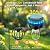NESSTU Solar Lanterns Outdoor Waterproof: 2 Pack Metal Hanging Patio Lights