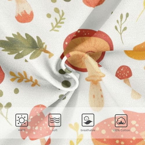 Mushroom Doodle Toddler Boys' Pure Cotton Kids Underwear Breathable Undies3