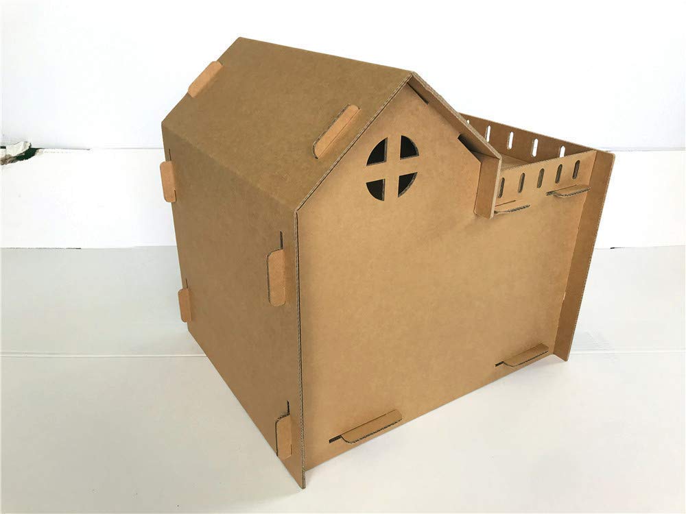 Seny Cardboard Cat House Cat Houses & Condos W22 x D18 x H21 Buy Online in Kuwait at Desertcart
