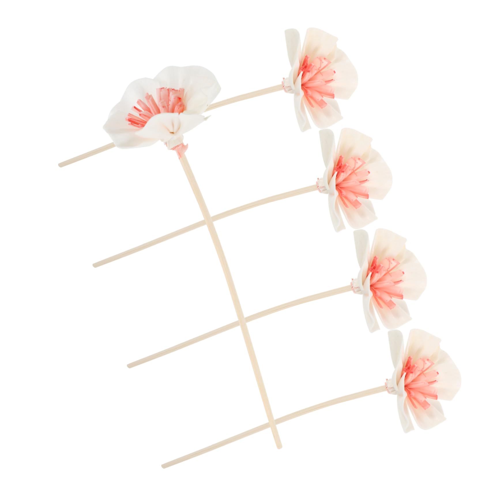 DIYEAH 5pcs Flower Diffuser Sticks for Home Natural Dried Floral Decoration Effortless Fragrance Diffusion for Offices Bedrooms Living Spaces