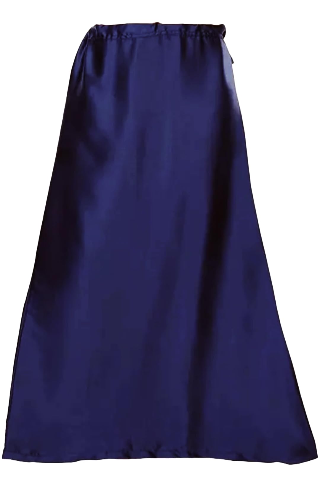 Night Blue/Nevy Blue Colour Satin Petticoat for Women| Dark Blue Colour Satin Saree Shapewear or Underskirt.-image-21