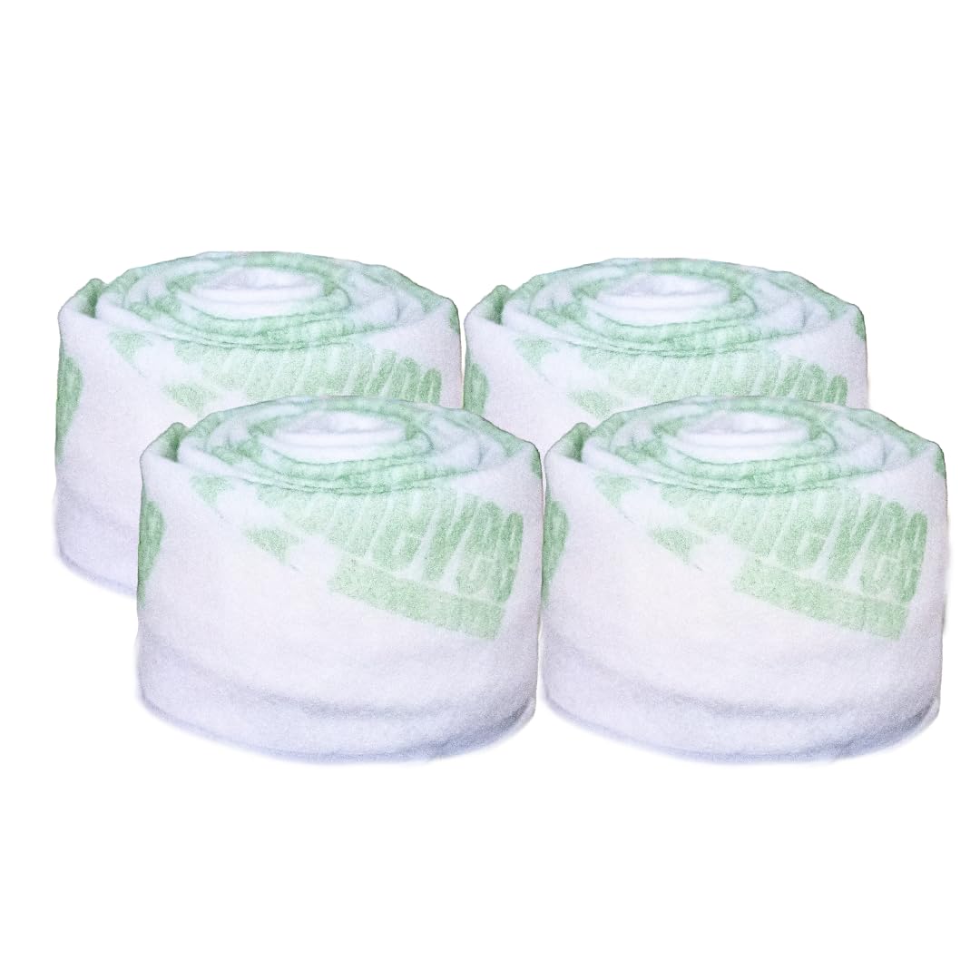 AquaShield Powered by Mobilevee - 6 Ft. Water Activated Flood Barrier and Diverter for Homes and Garages - 4-Pack for Flood and Rain Diversion,