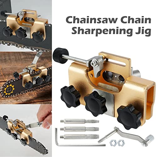 Timberline - Afilador de cadena portátil para motosierras – Herramienta manual de manivela para sierras eléctricas y de cadena – Kit profesional de afilado de cadena - imagen 3