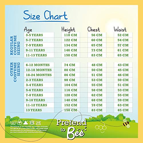 Pretend to Bee - Disfraz de vikingo, para mujer, capa educativa, 9 – 11 años, alta calidad, disfraz para niños | Disfraz de capa con capucha para niñas y vikingos | Disfraces de fantasía para niños