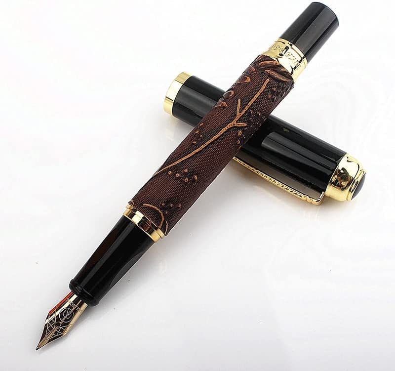 Pluma estilográfica Plumas Pluma estilográfica Deluxe 4color Oficina financiera clásica Pluma estilográfica Estudiante Material de papelería escolar