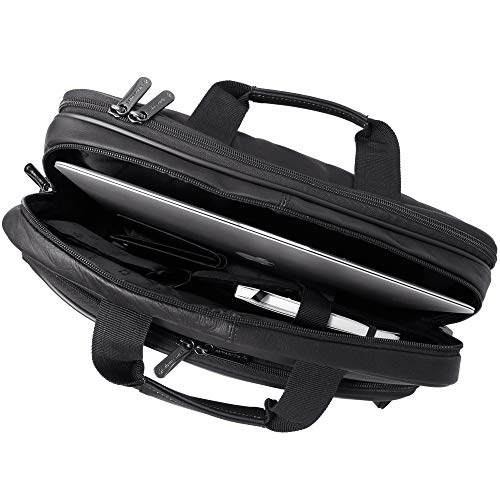 Alpine Swiss Messenger Bag Colombian Leather 15.6” Laptop Briefcase Portfolio4