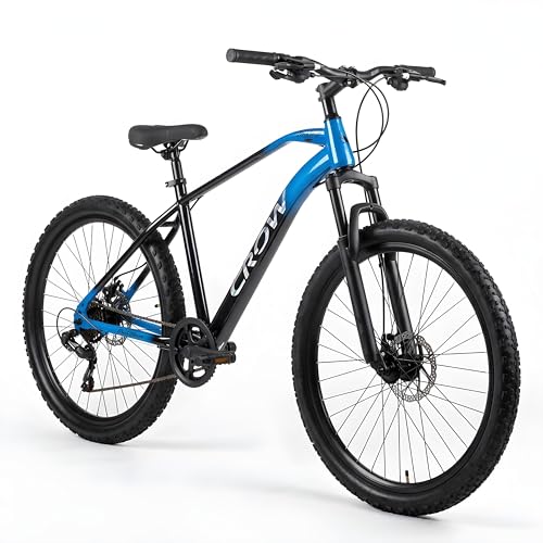 Image of CROW - Black Ninja 7 Speed Gear Cycle | 29 inch T Cycle for Boys 12 to 15 Years | Bicycle for Men Adult | Mountain Bike with Front Suspension & Dual Disc Brakes| Unisex MTB Cycle for Men |