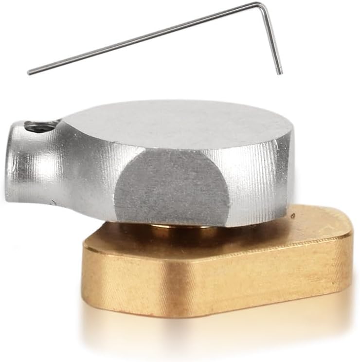 Gold Eccentric Cam for Rotary Tattoo Machine – Precision Brass Base with 0.9mm Hex Wrench, Custom Stroke Adjustment Accessory for Tattoo Artists