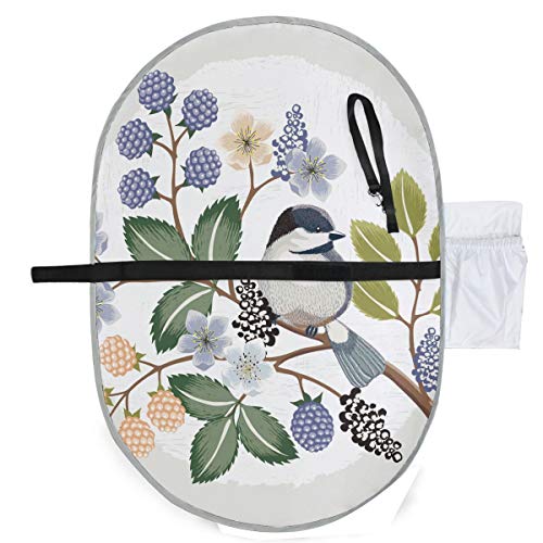 白鳥の花の木写真旅行の女の子の男の子の新生児のためのおむつ軽量防水を変更するためのポータブルベビー交換パッドキットマット