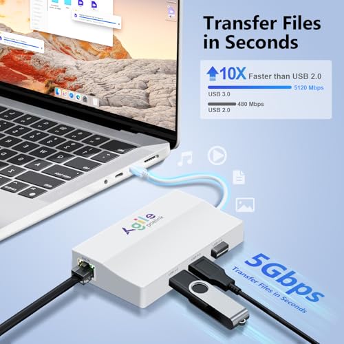 Hub PoE a USB C para conectar internet estable en oficinas con tableta 4