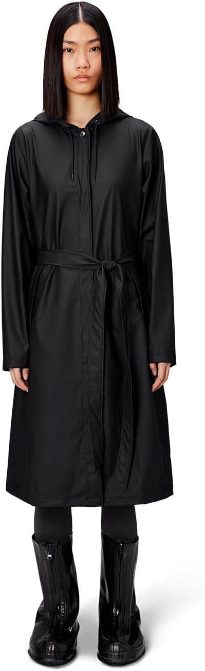 RAINS A-Line Longer Jacket, Elegant and Lightweight Raincoat for Women - Waterproof, Windproof, & Breathable - Image 3